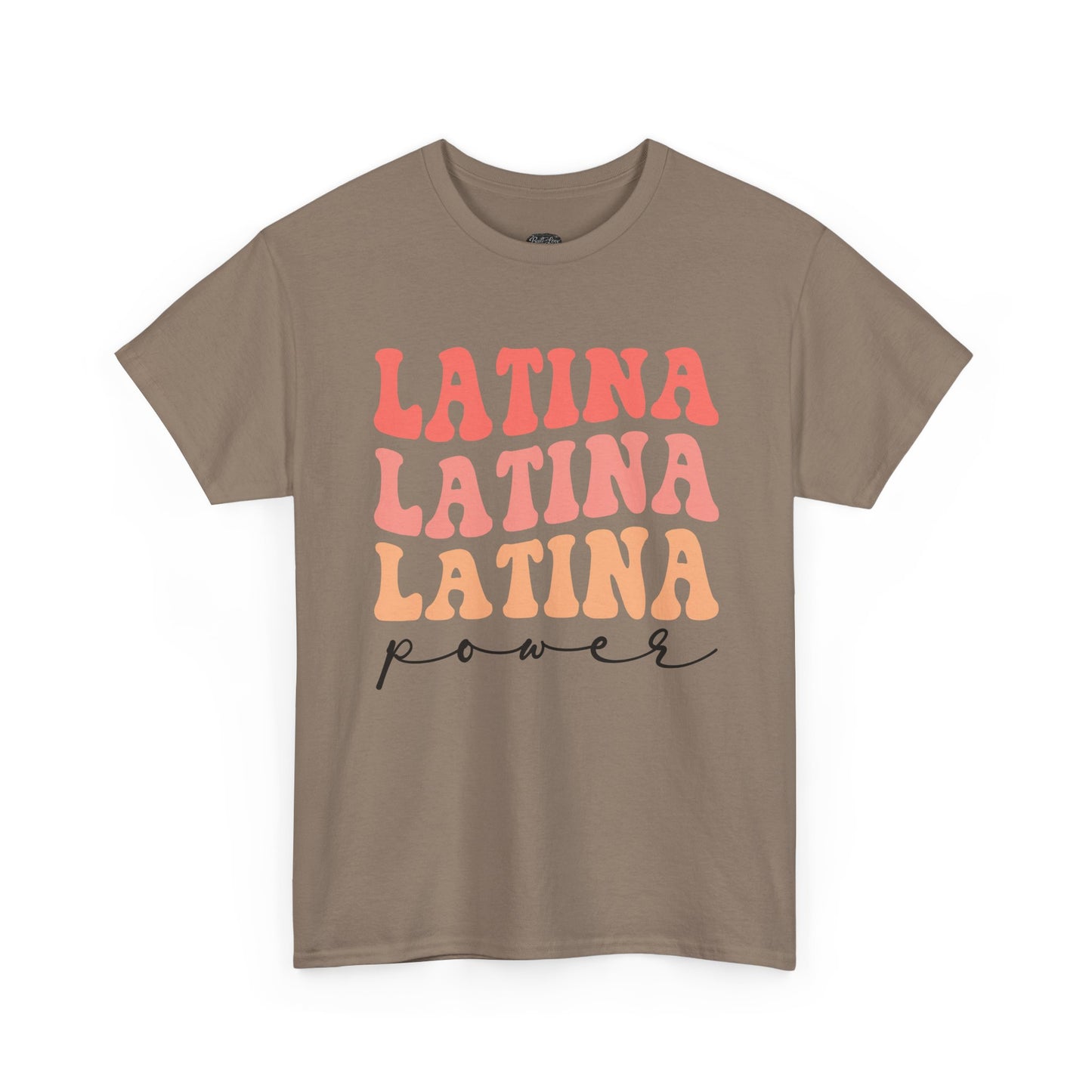 Latina Power tee | Latina Typography Shirt, Retro Script Design