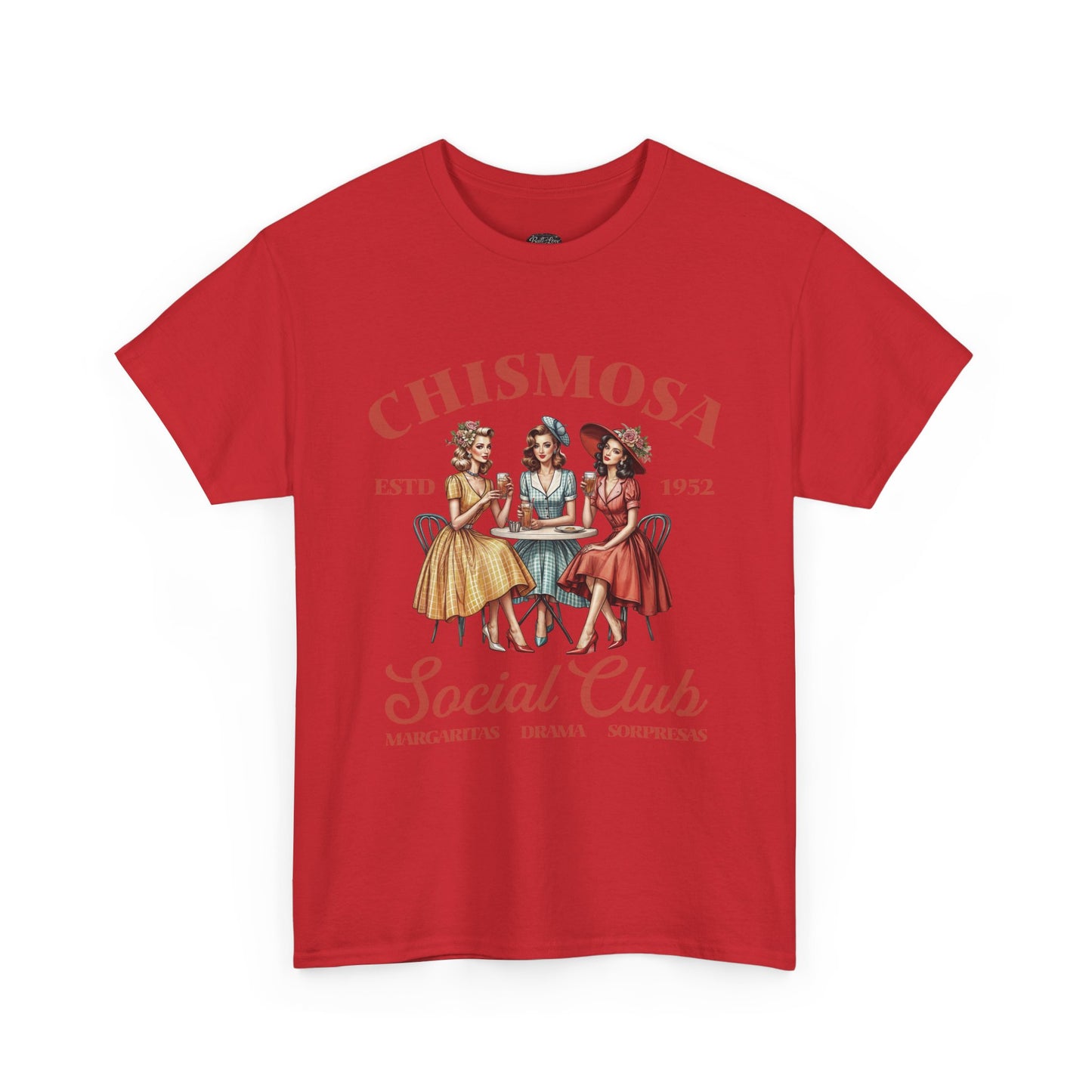 Chismosa Social Club Tee | Retro Ladies Gossip Graphic Shirt