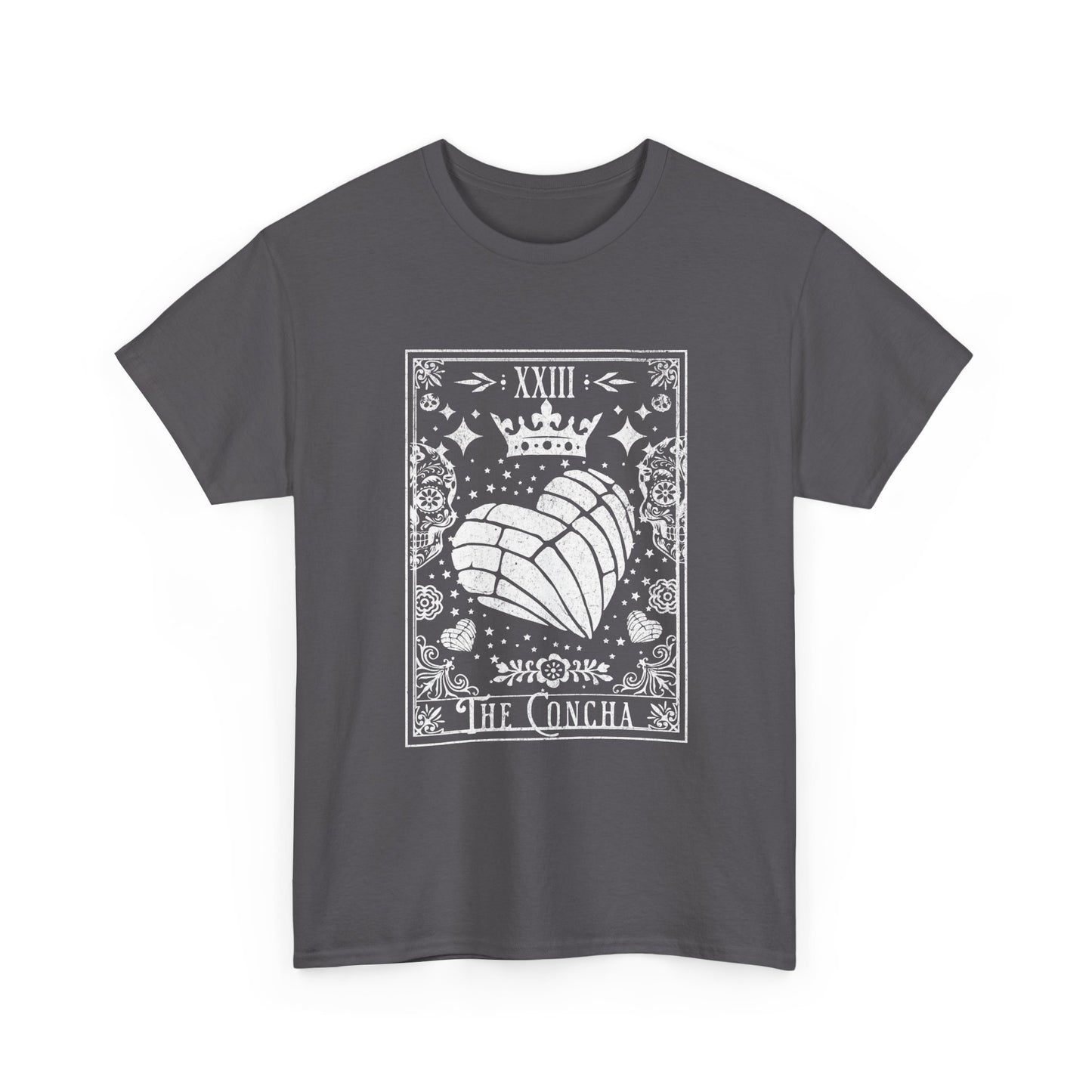 La Concha Tarot Card Tee | Shell Illustration, XIII Symbol, Occult Floral Design