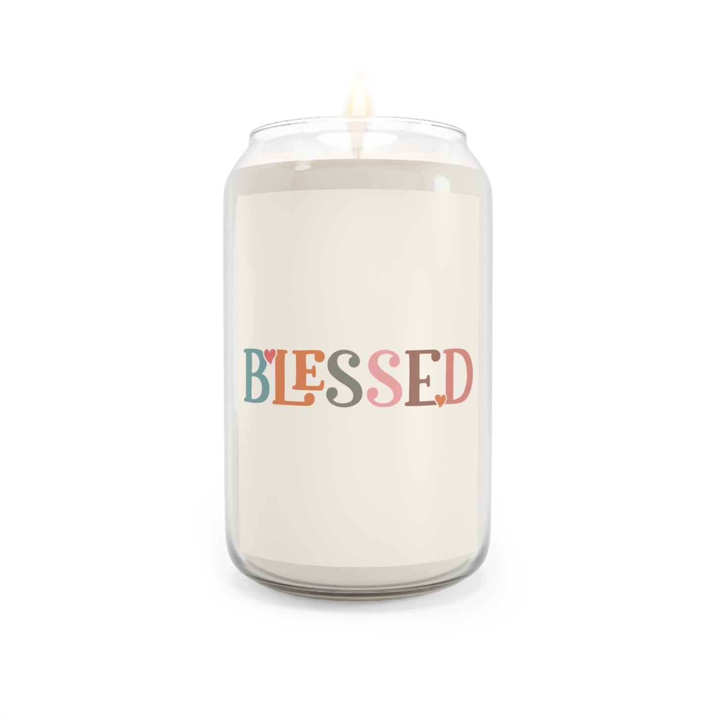 Blessed Retro Lettering Candle | Soy Jar Candle 13.75oz