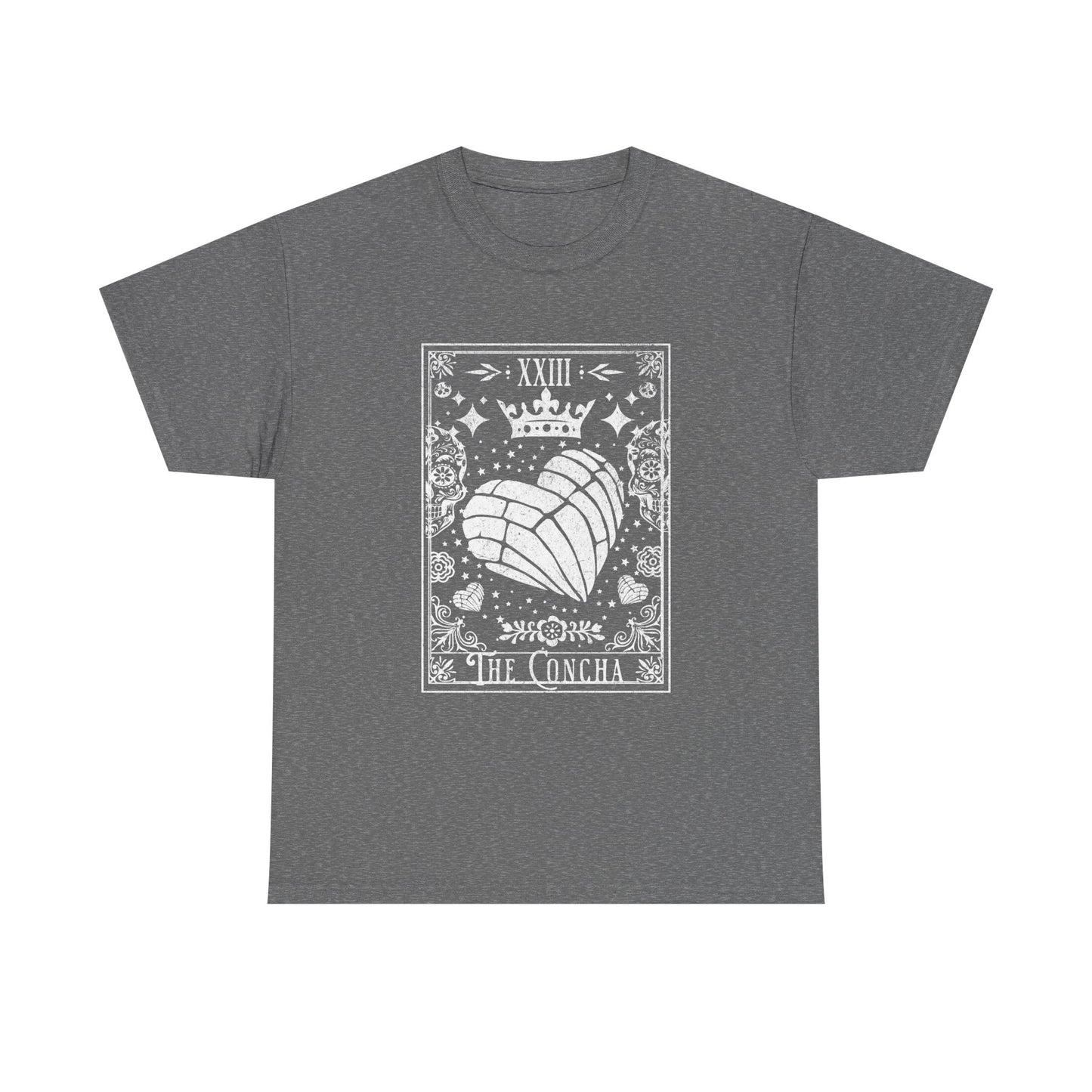 La Concha Tarot Card Tee | Shell Illustration, XIII Symbol, Occult Floral Design
