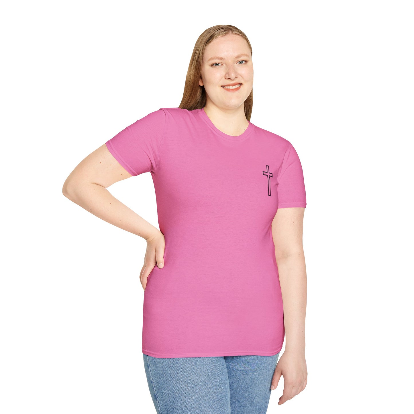 Blessed Who Stand T-Shirt — "Blessed is the woman who stood in faith through the storm" Christian Tee