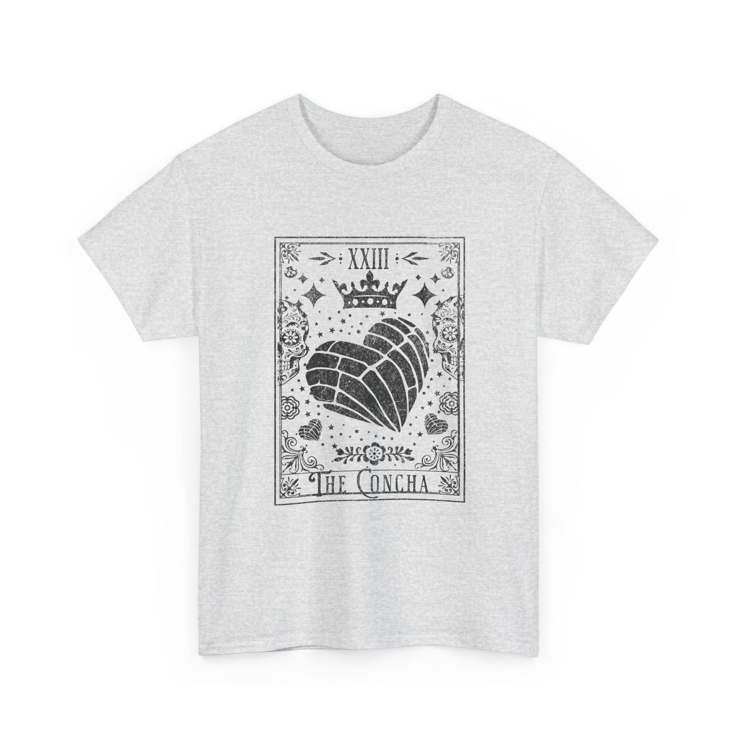 La Concha Tarot Card Tee | Shell Illustration, XIII Symbol, Occult Floral Design