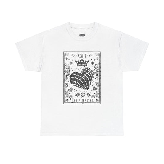 La Concha Tarot Card Tee | Shell Illustration, XIII Symbol, Occult Floral Design