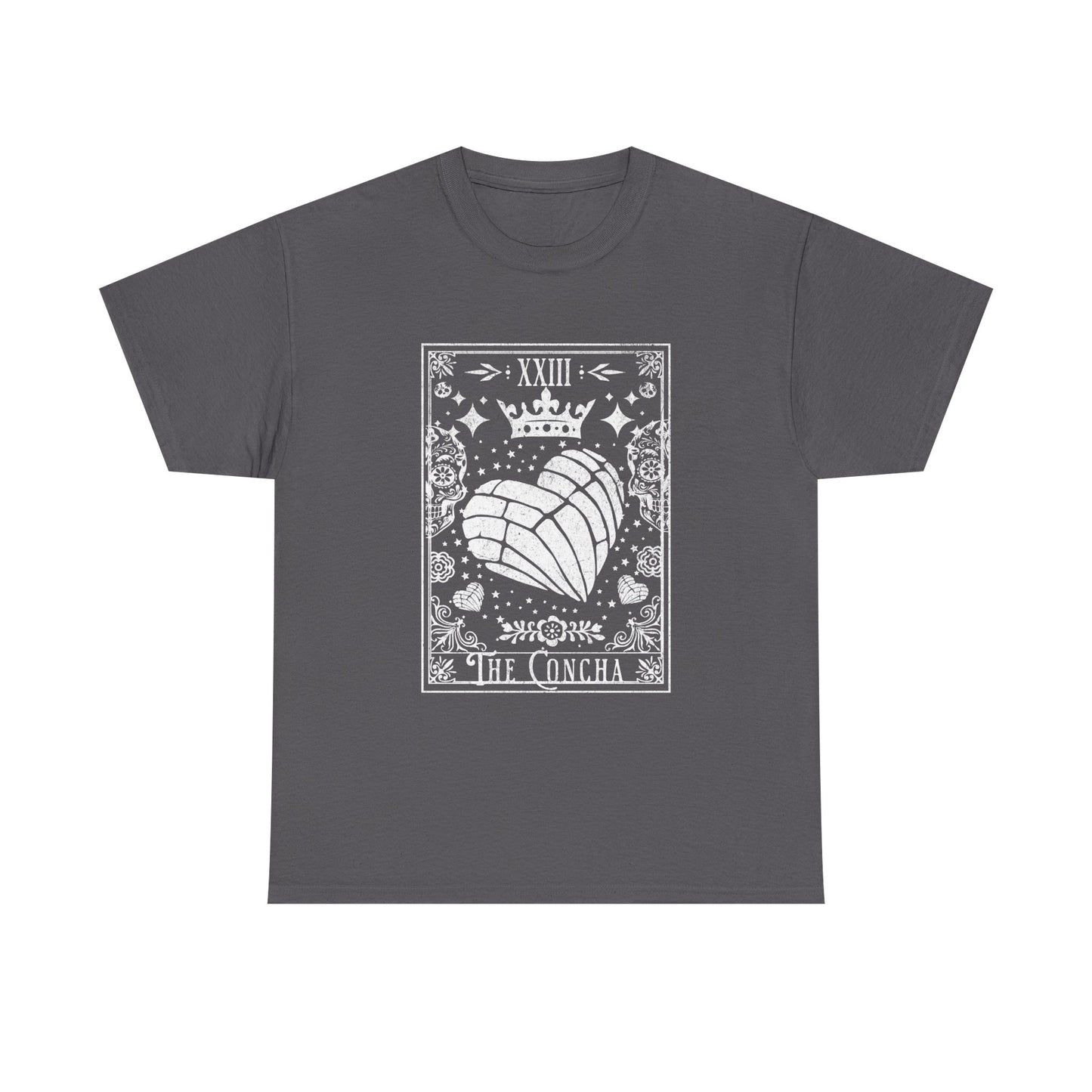 La Concha Tarot Card Tee | Shell Illustration, XIII Symbol, Occult Floral Design