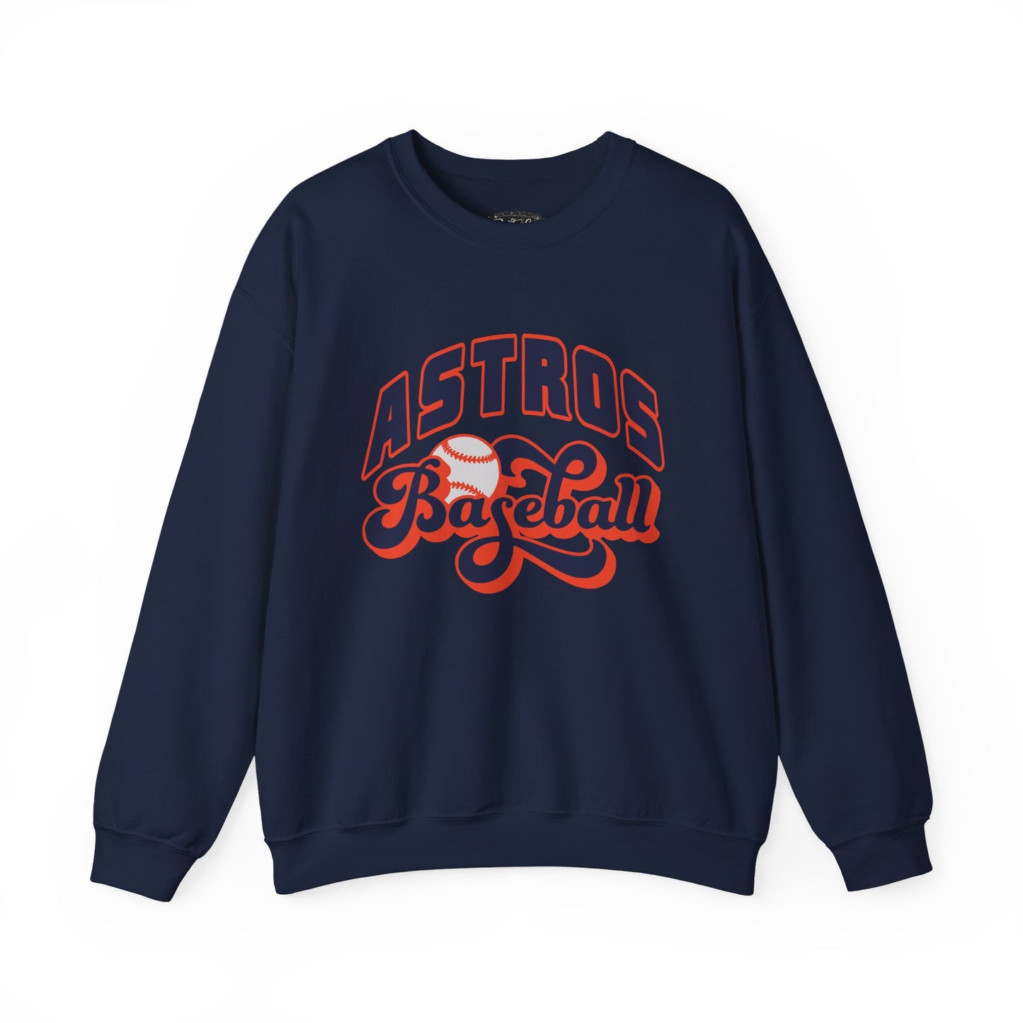Astros Baseball Crewneck Sweatshirt | Team Logo Sports Apparel