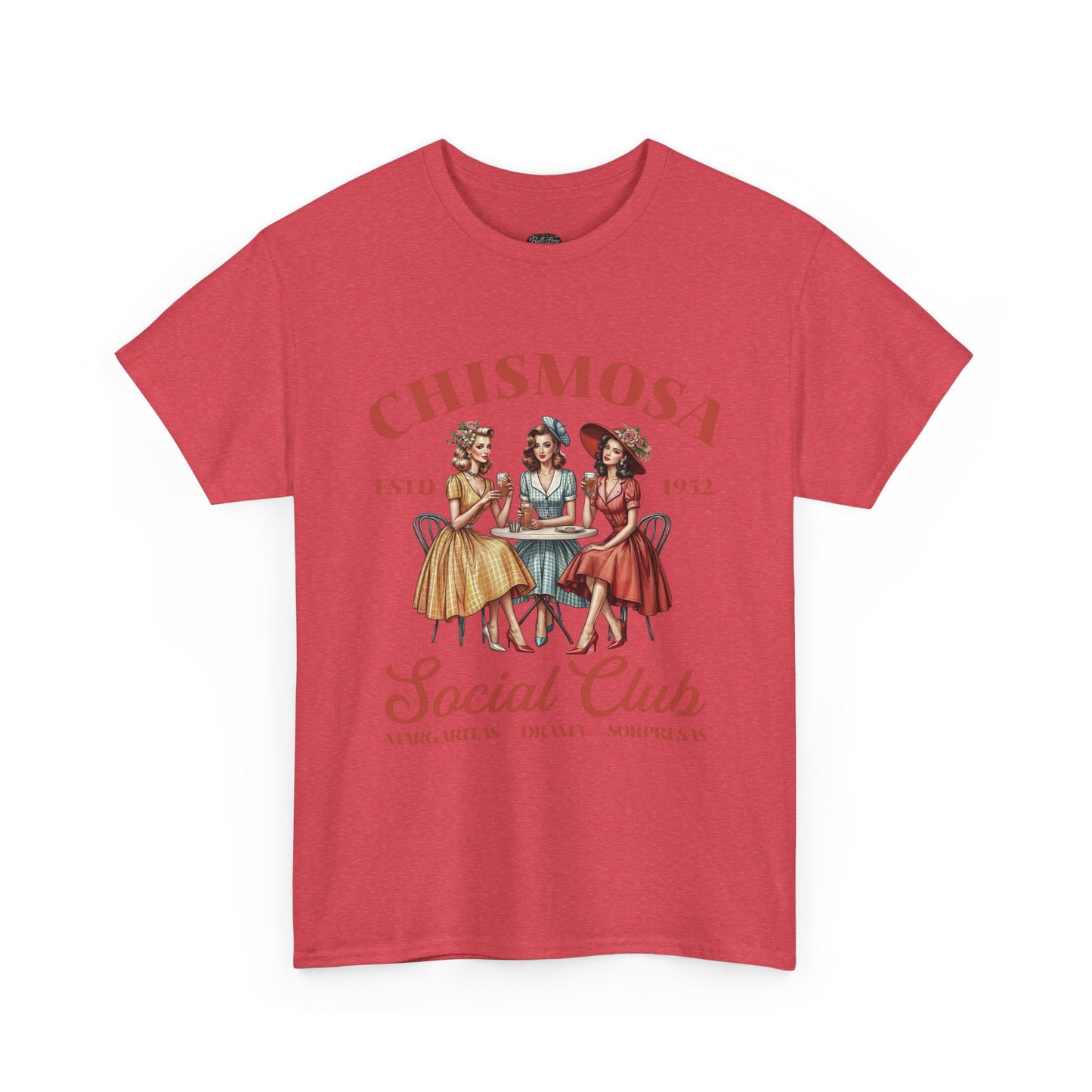 Chismosa Social Club Tee | Retro Ladies Gossip Graphic Shirt