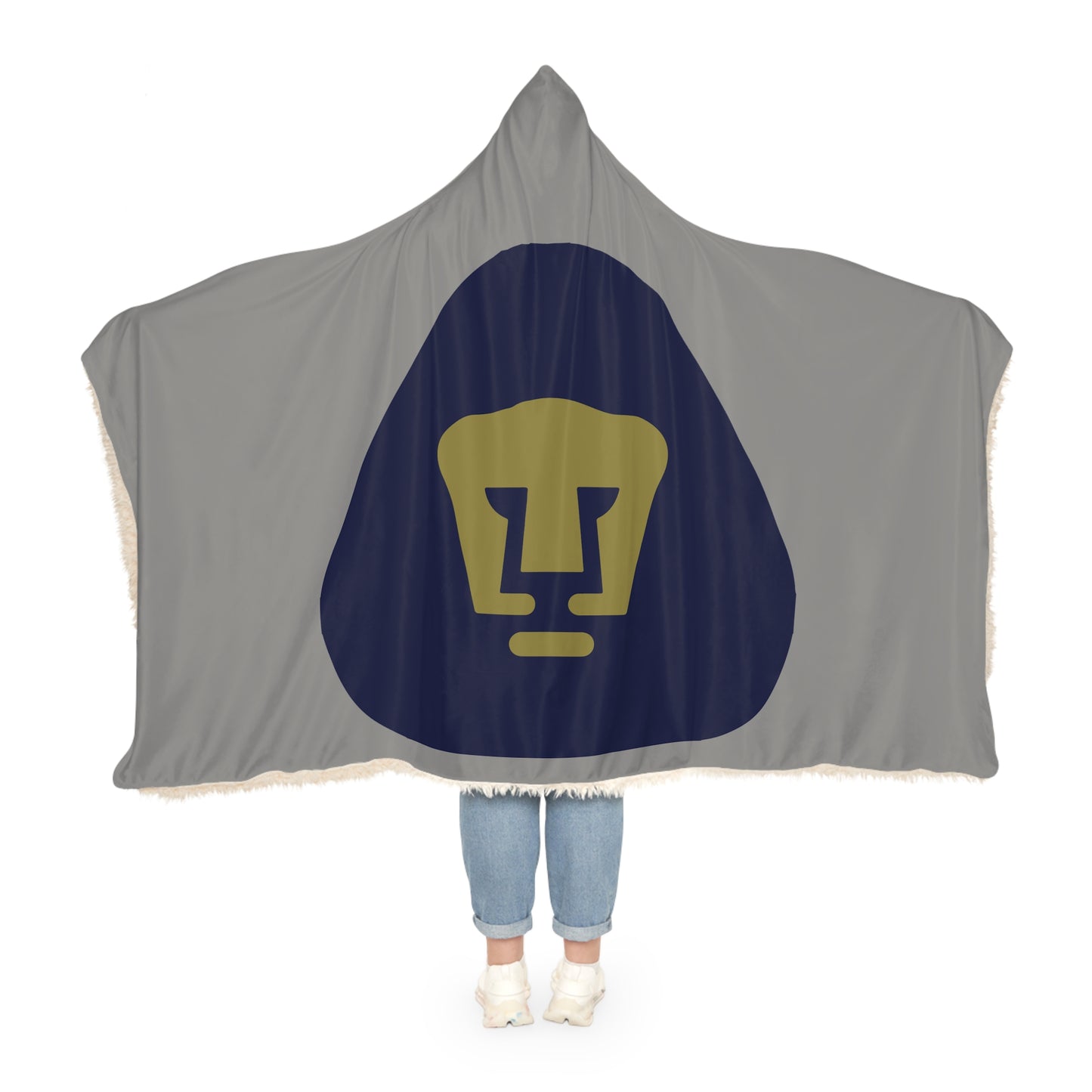 Puma Emblem Snuggle Blanket | Hooded Throw, Animal Logo Cozy Wrap