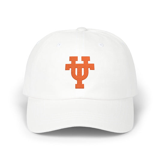 Orange Block Monogram UT Dad Cap | Embroidered University Lettering