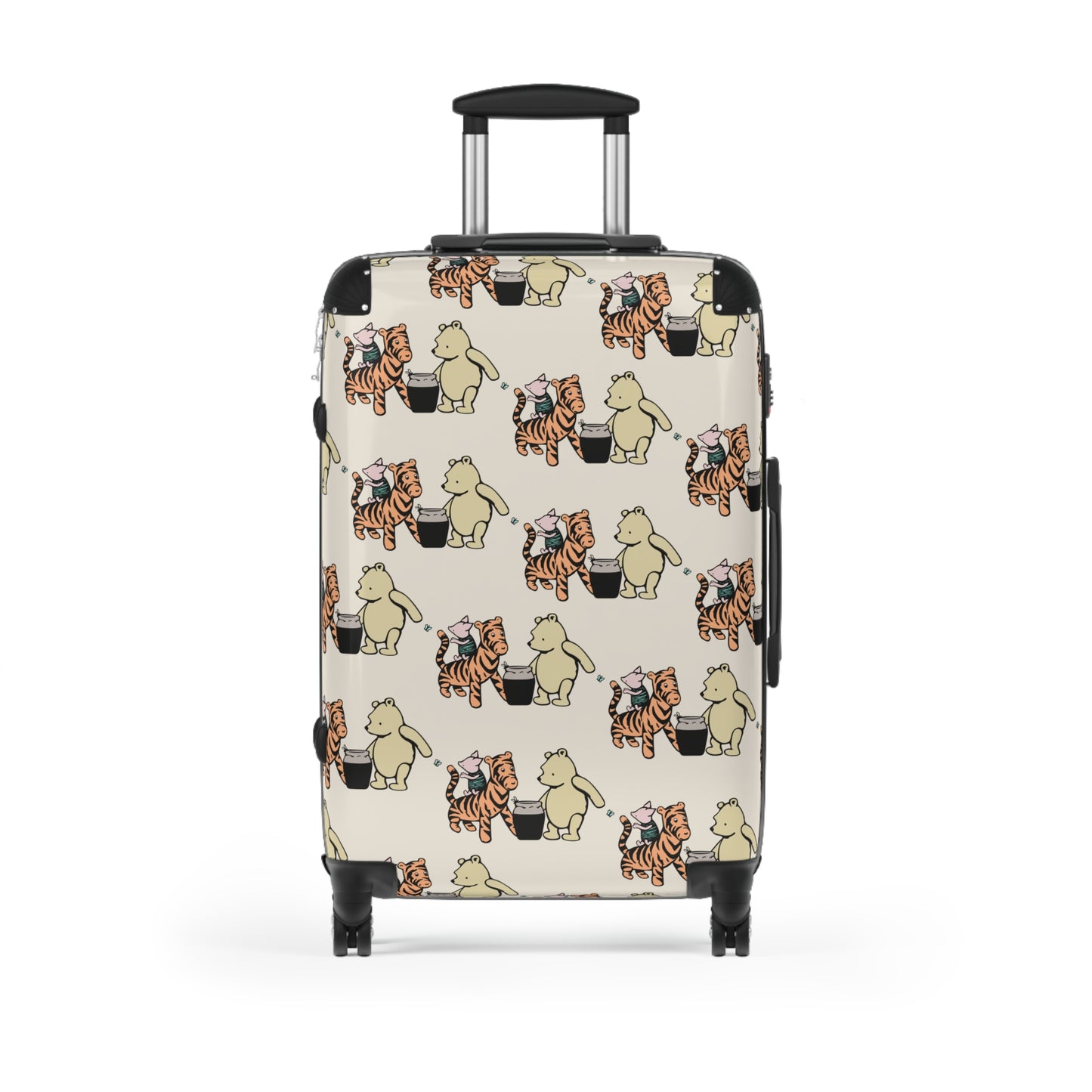 Bear and Tiger Pattern Suitcase | Cute Animal Luggage Cover