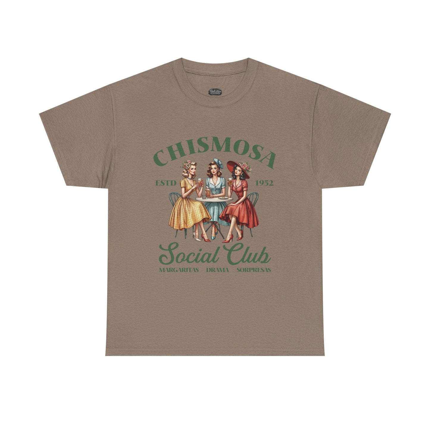 Chismosa Social Club Tee | Vintage Women Gossip Illustration