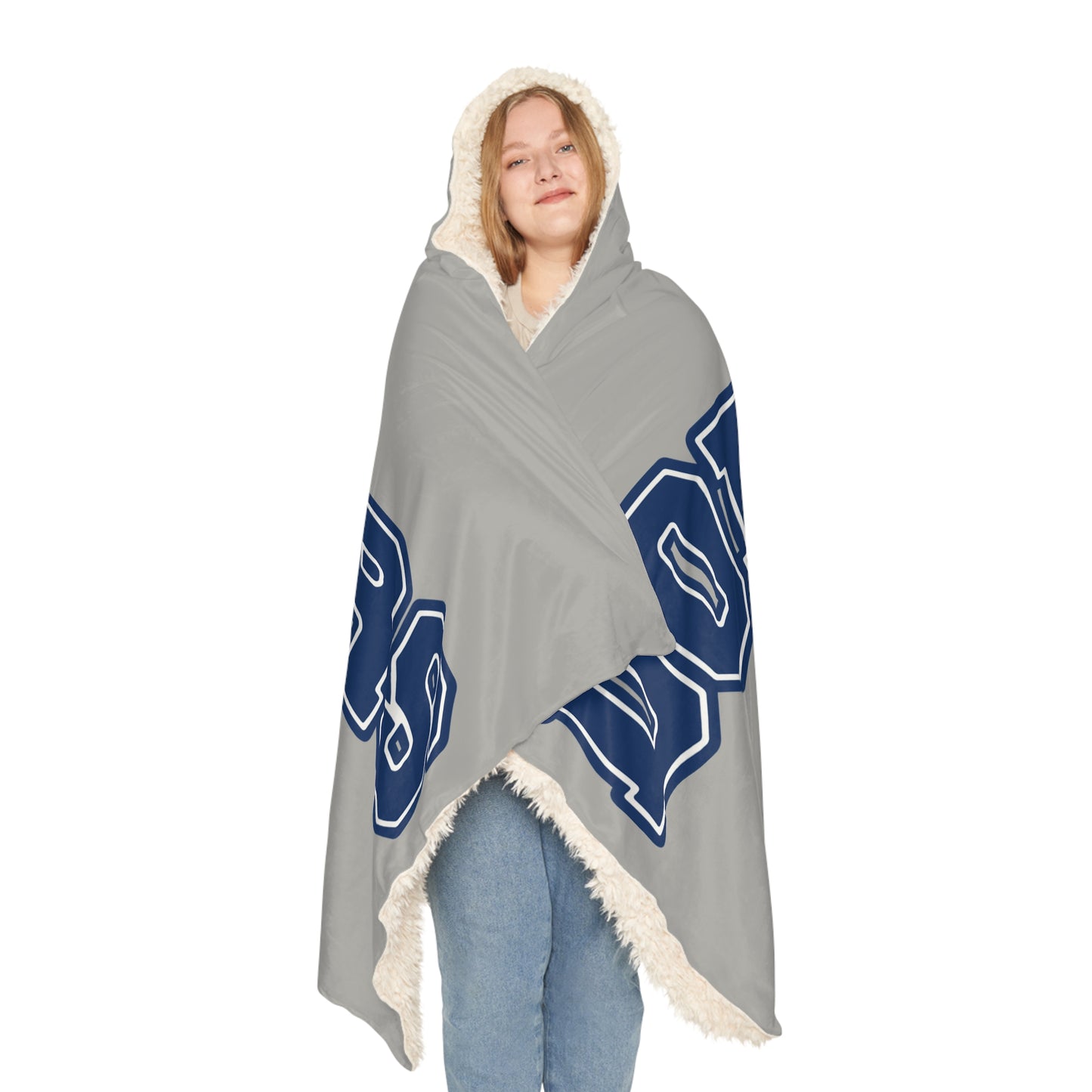 Dodgers Script Logo Snuggle Blanket | Hooded Throw, Team Fan Fleece