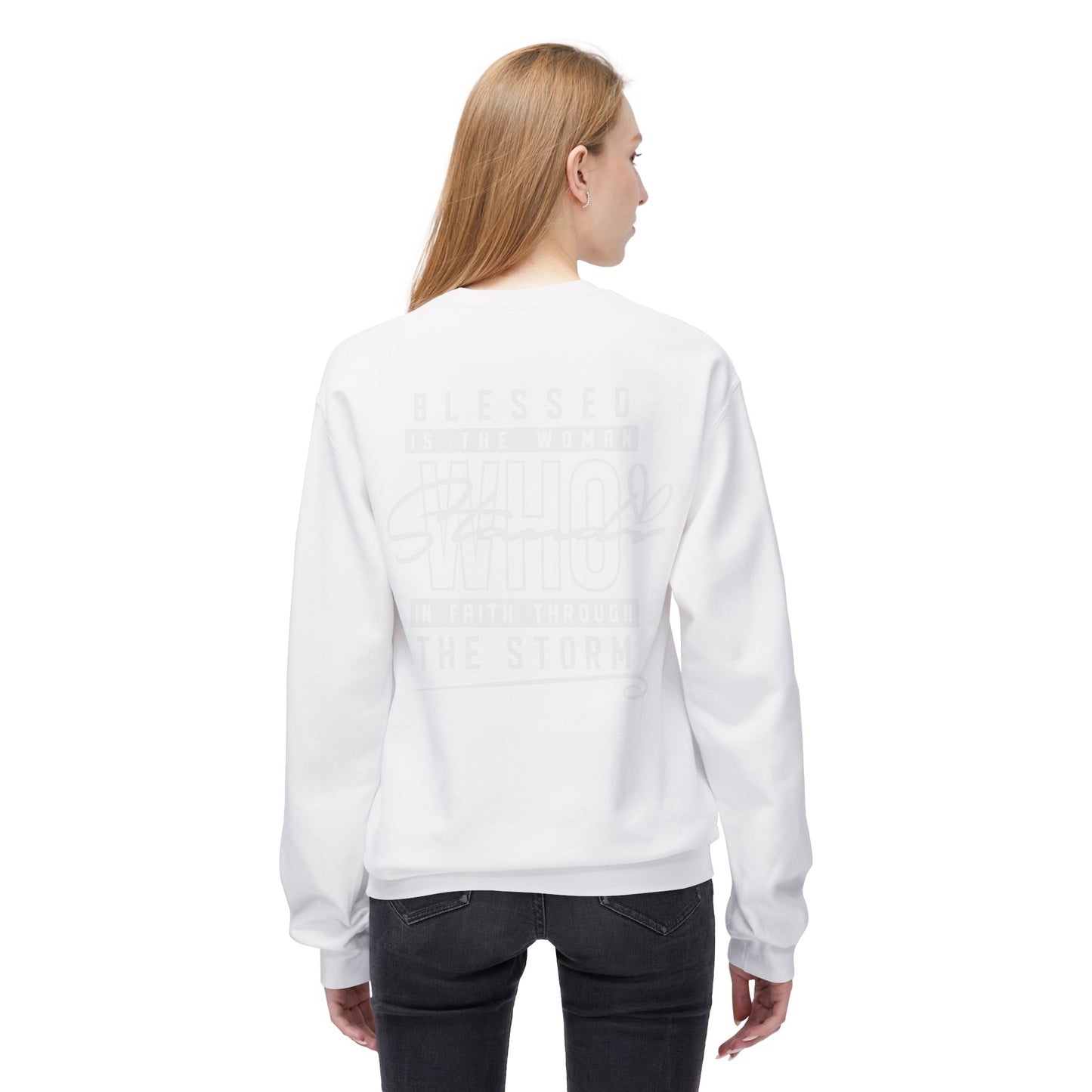 Blessed Through the Storm Crewneck Sweatshirt
