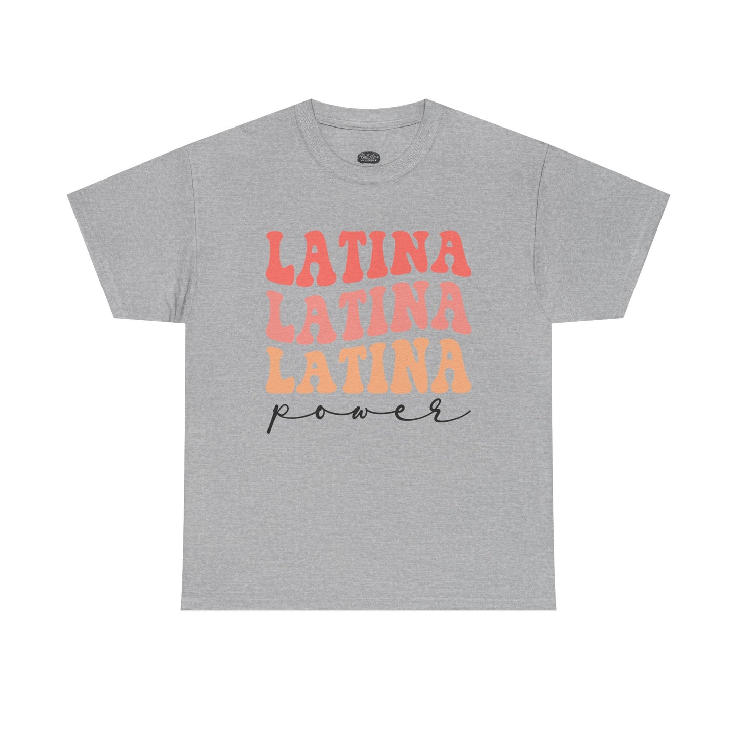 Latina Power tee | Latina Typography Shirt, Retro Script Design