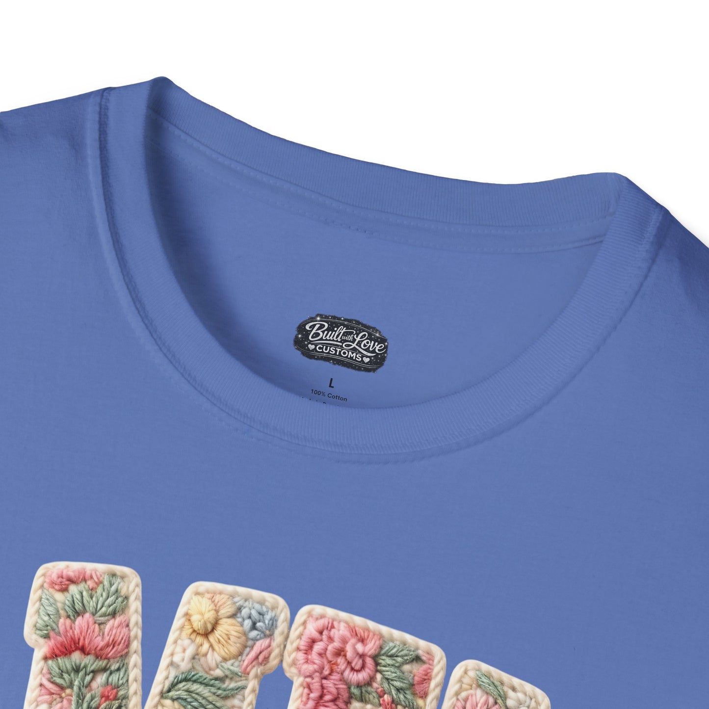 Alien Floral Script T-Shirt — Pink Bow Graphic Tee