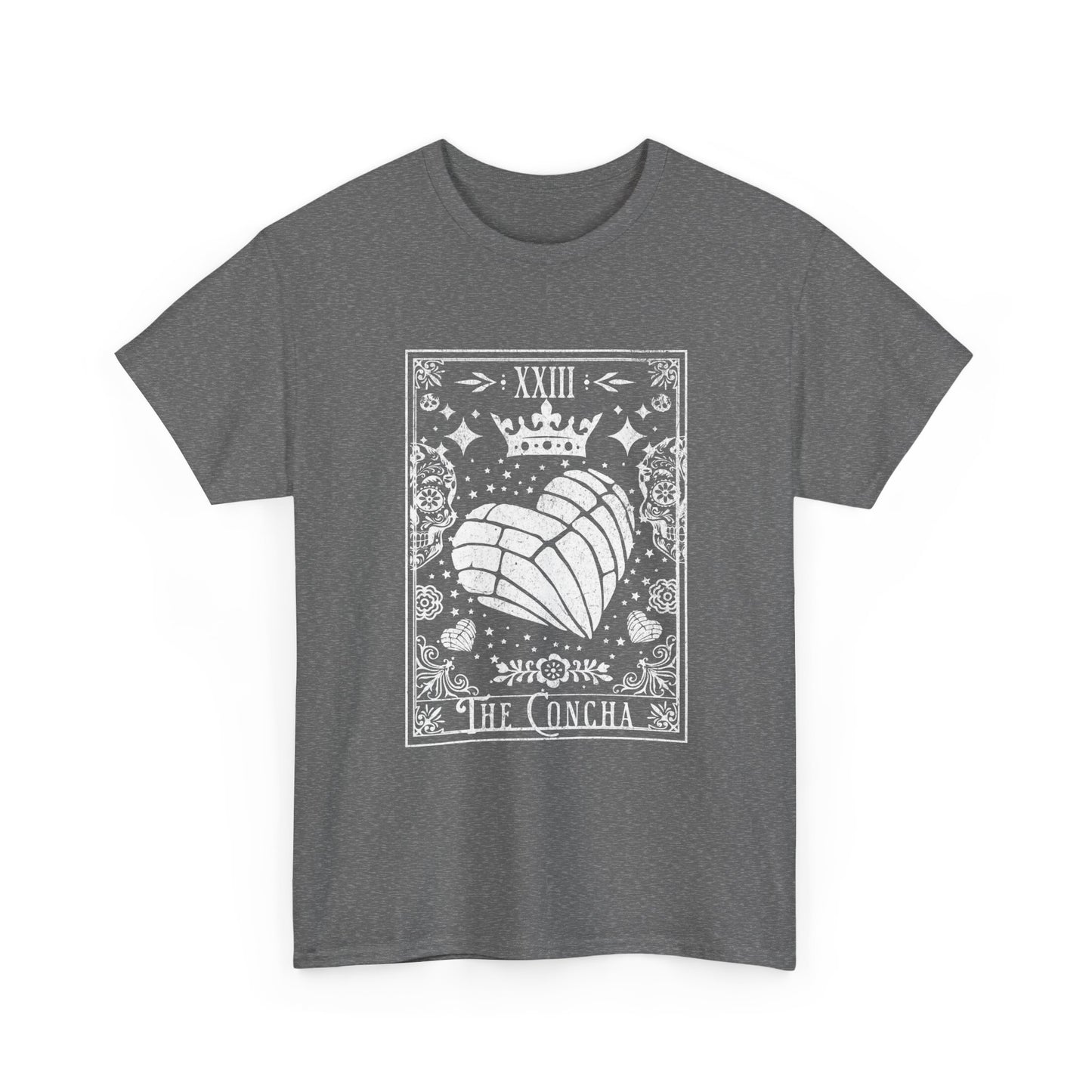 La Concha Tarot Card Tee | Shell Illustration, XIII Symbol, Occult Floral Design