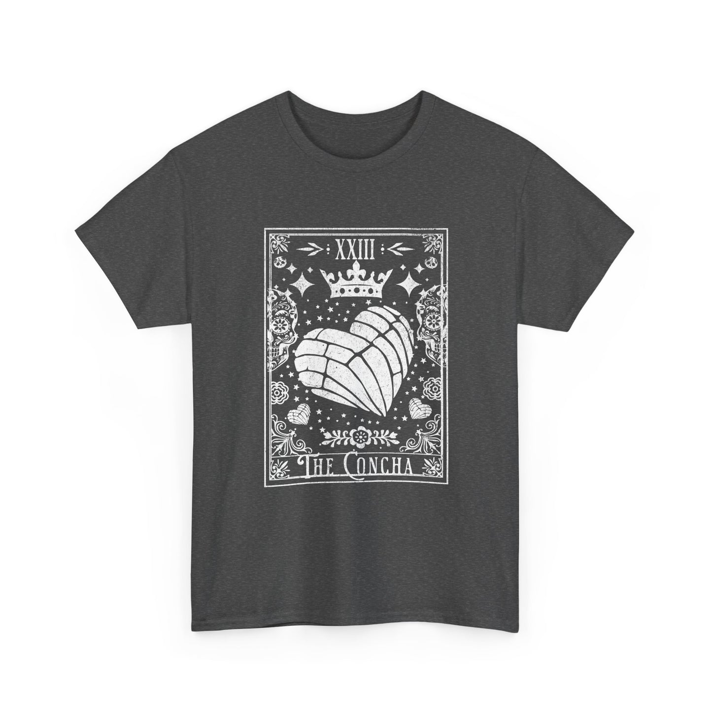 La Concha Tarot Card Tee | Shell Illustration, XIII Symbol, Occult Floral Design