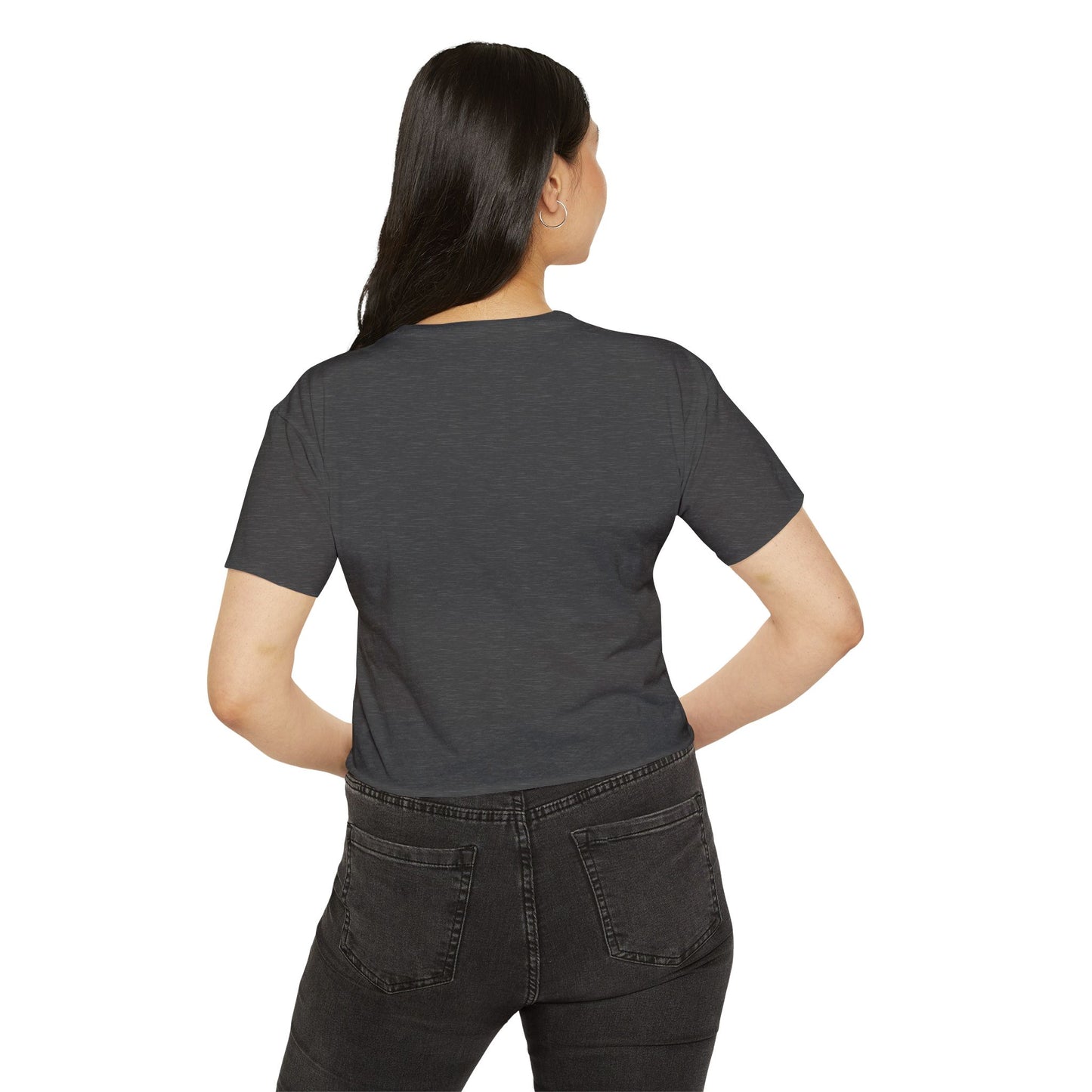 Aries Ram Skull Illustration Crop Top | Zodiac Astrology Festival Tee
