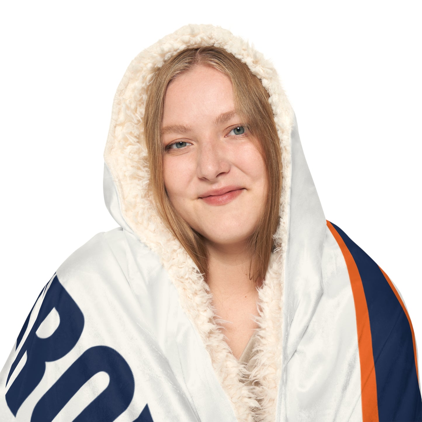Detroit Tigers Snuggle Blanket | Sports Team Hooded Throw, MLB Fan Cozy Throw