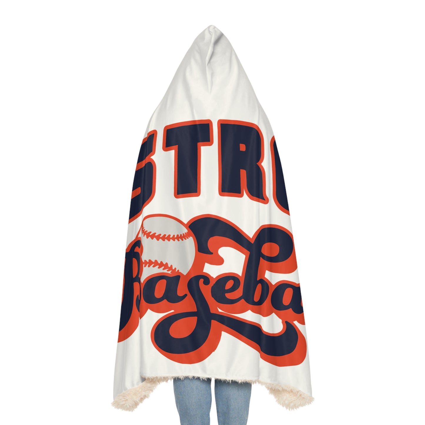 Astros Baseball Snuggle Blanket | Team Logo Hooded Throw