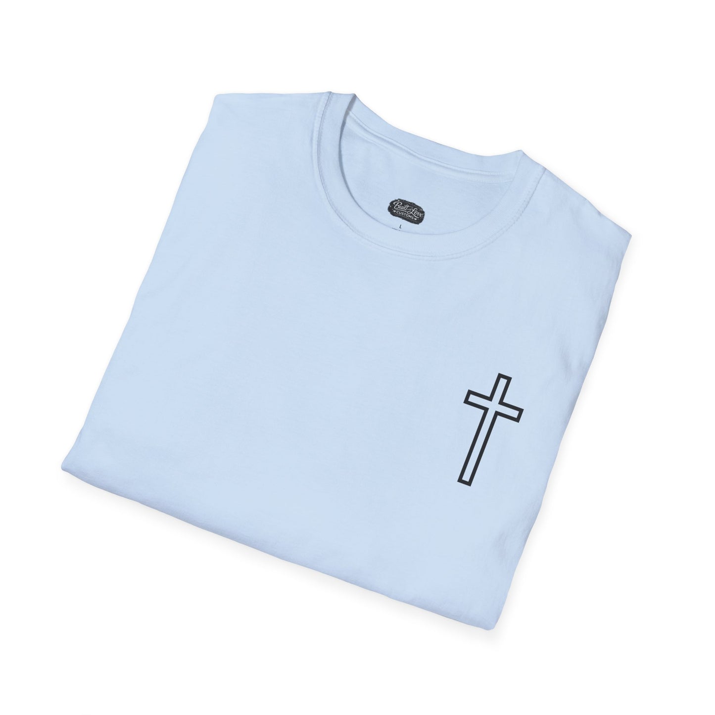 Blessed Who Stand T-Shirt — "Blessed is the woman who stood in faith through the storm" Christian Tee