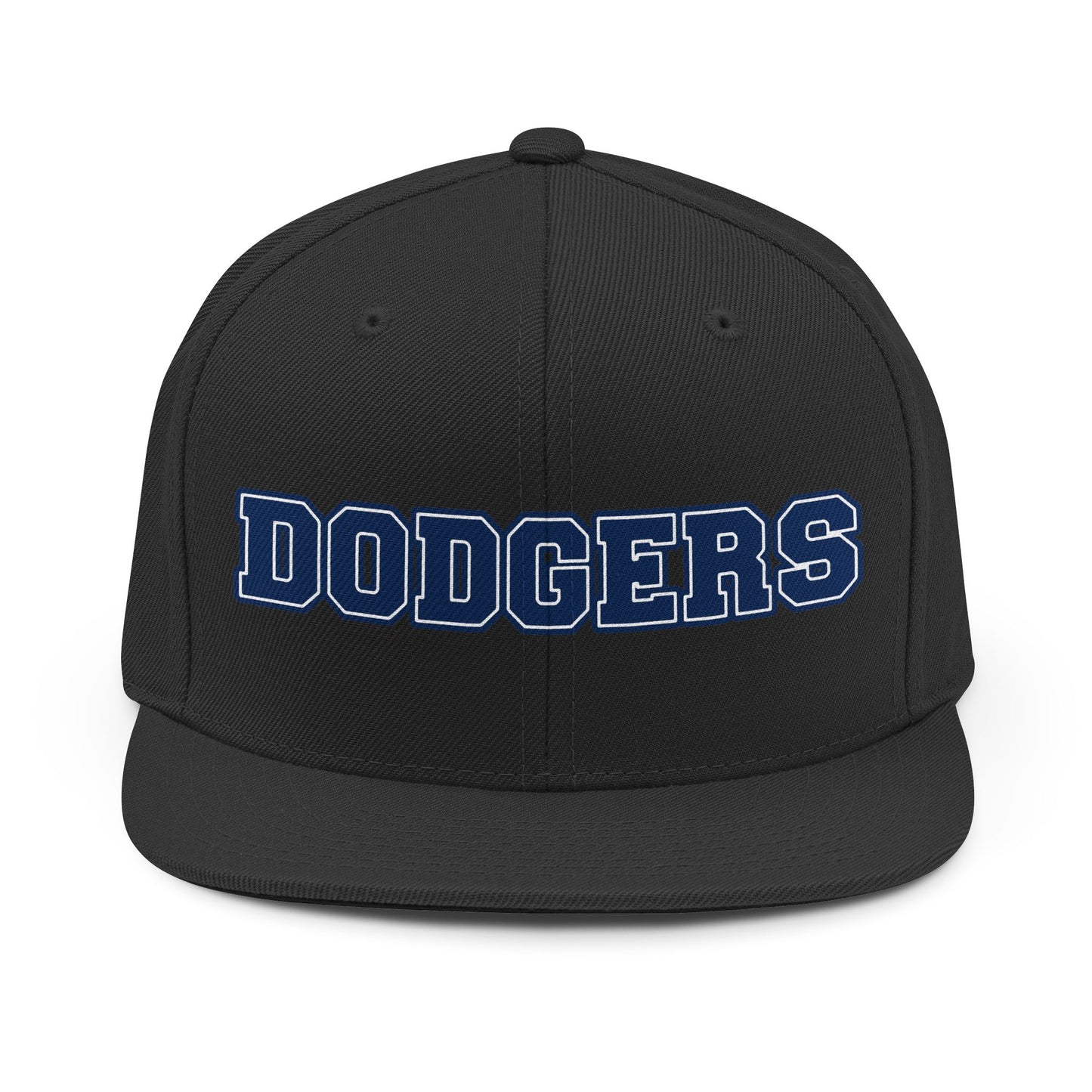 Dodgers Embroidered Snapback Hat | Baseball Team Script Cap