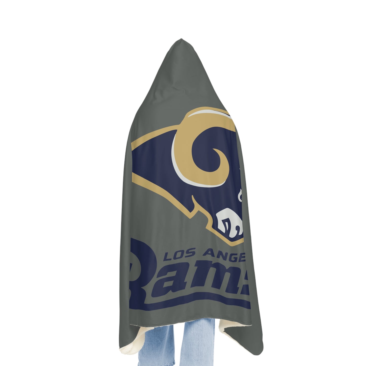 Los Angeles Rams Logo Snuggle Blanket | Hooded Throw