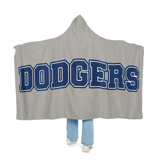 Dodgers Script Logo Snuggle Blanket | Hooded Throw, Team Fan Fleece