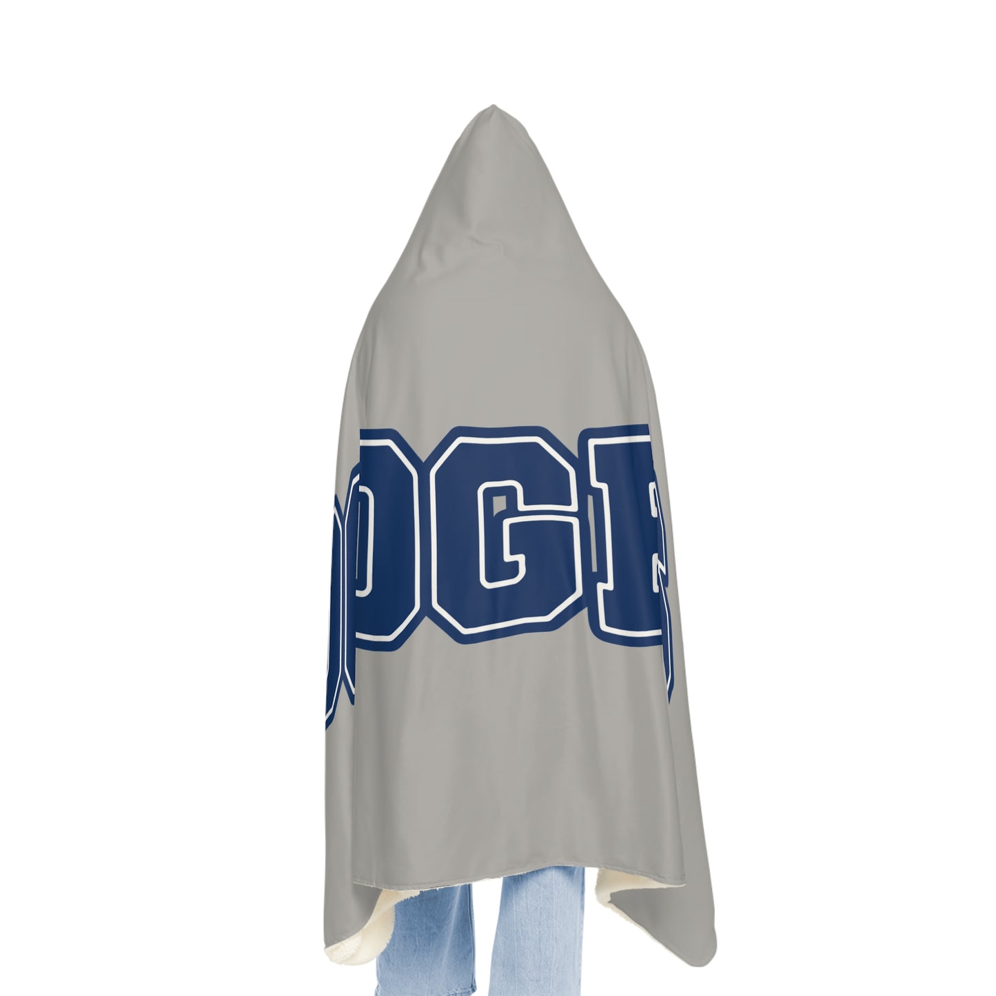 Dodgers Script Logo Snuggle Blanket | Hooded Throw, Team Fan Fleece