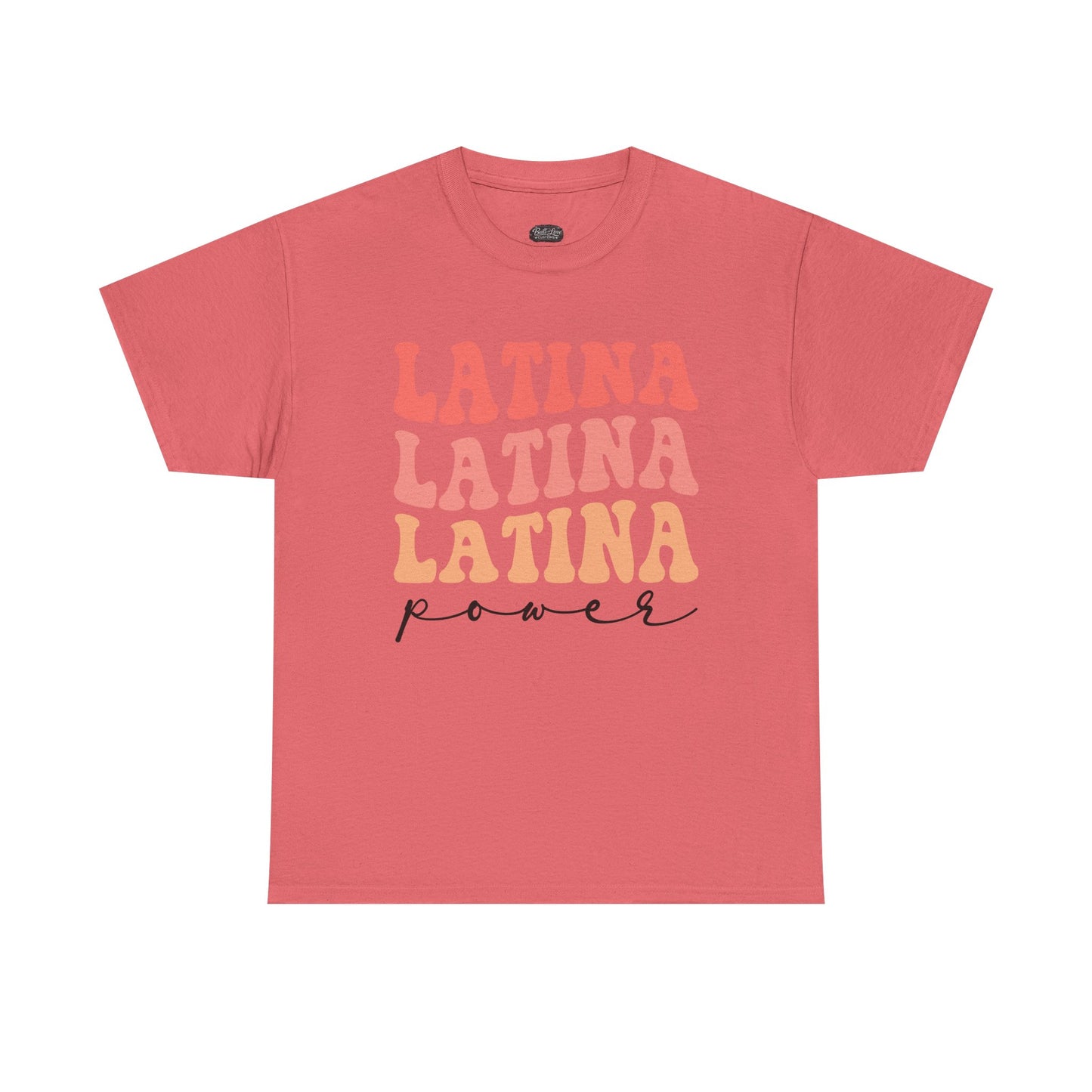 Latina Power tee | Latina Typography Shirt, Retro Script Design