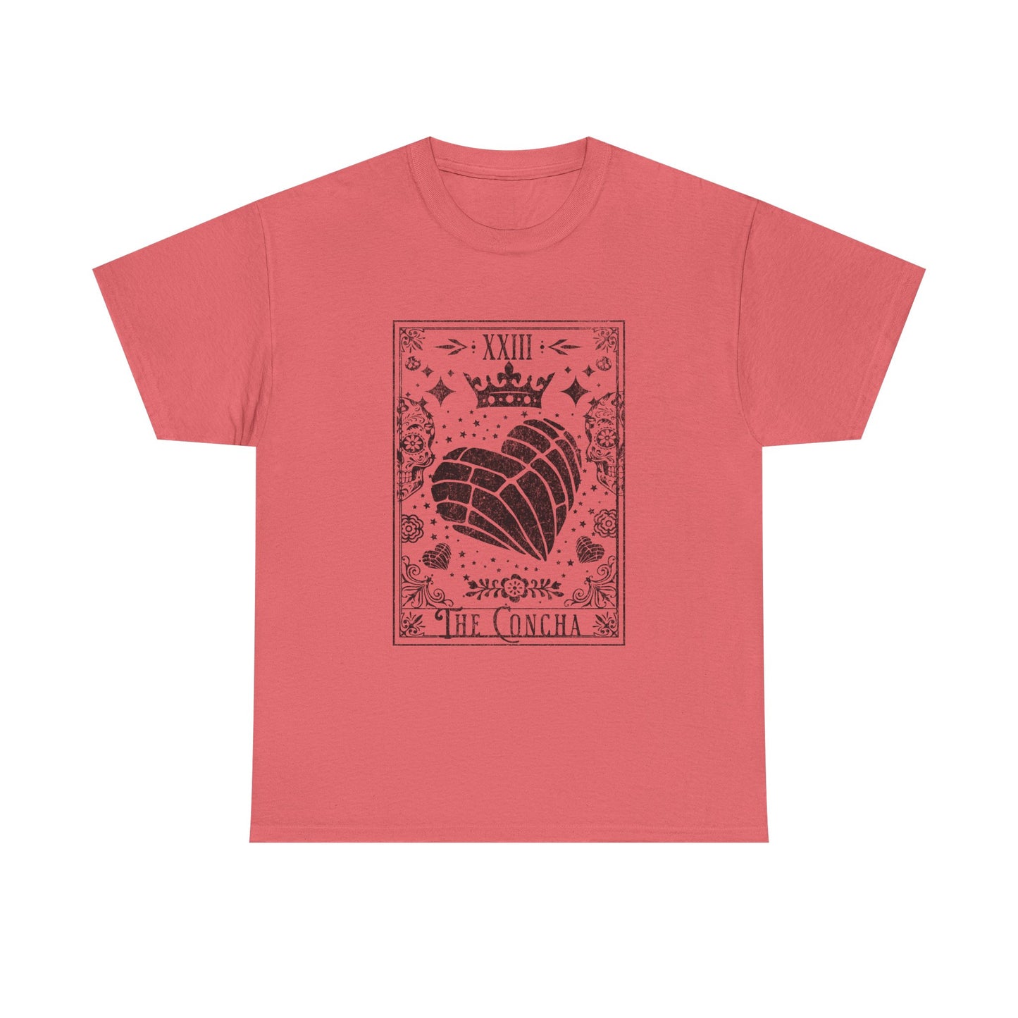 La Concha Tarot Card Tee | Shell Illustration, XIII Symbol, Occult Floral Design