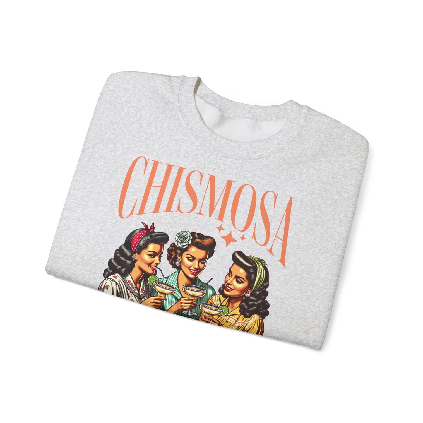 Chismosa Social Club Sweatshirt | Retro Women Chatting Graphic