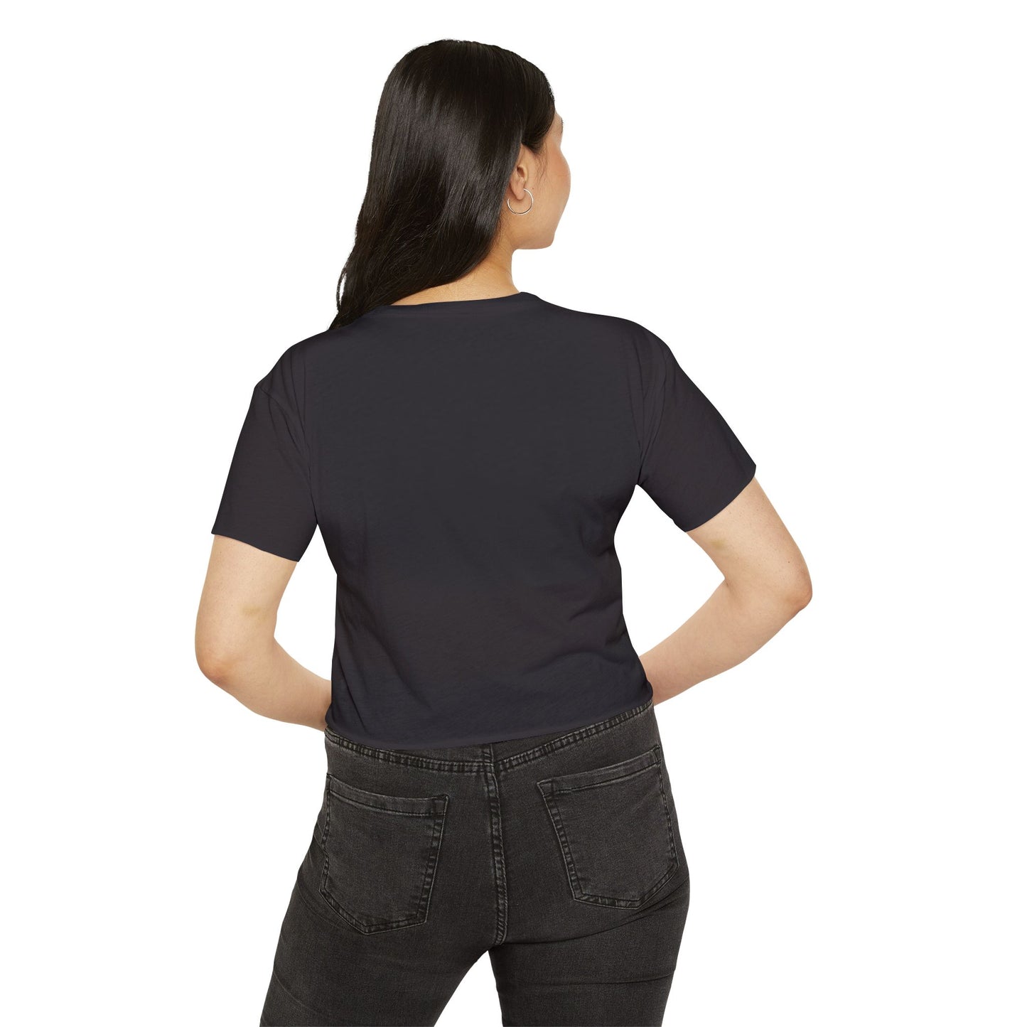 Aries Ram Skull Illustration Crop Top | Zodiac Astrology Festival Tee