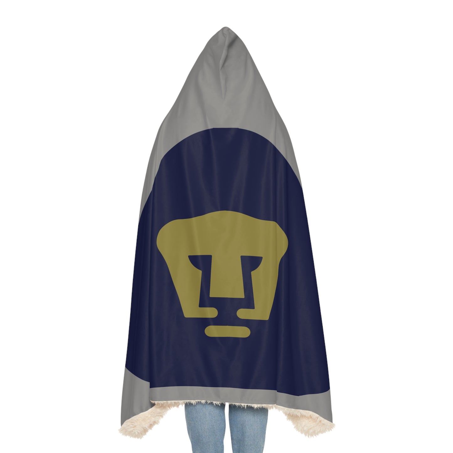 Puma Emblem Snuggle Blanket | Hooded Throw, Animal Logo Cozy Wrap