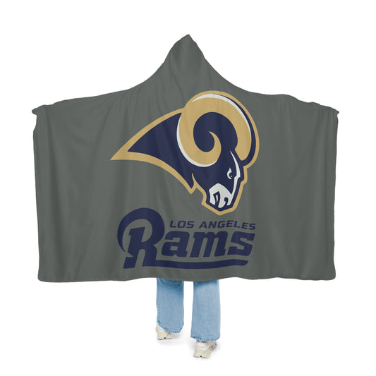 Los Angeles Rams Logo Snuggle Blanket | Hooded Throw