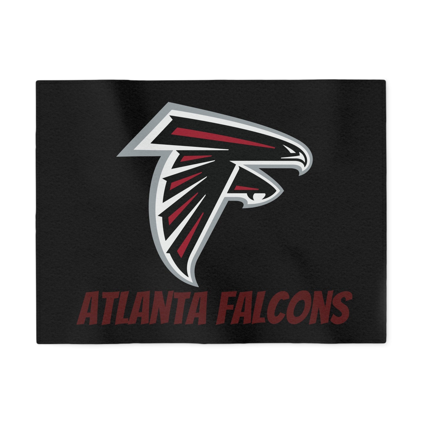 Atlanta Falcons logo Sweatshirt Blanket | NFL team fleece throw