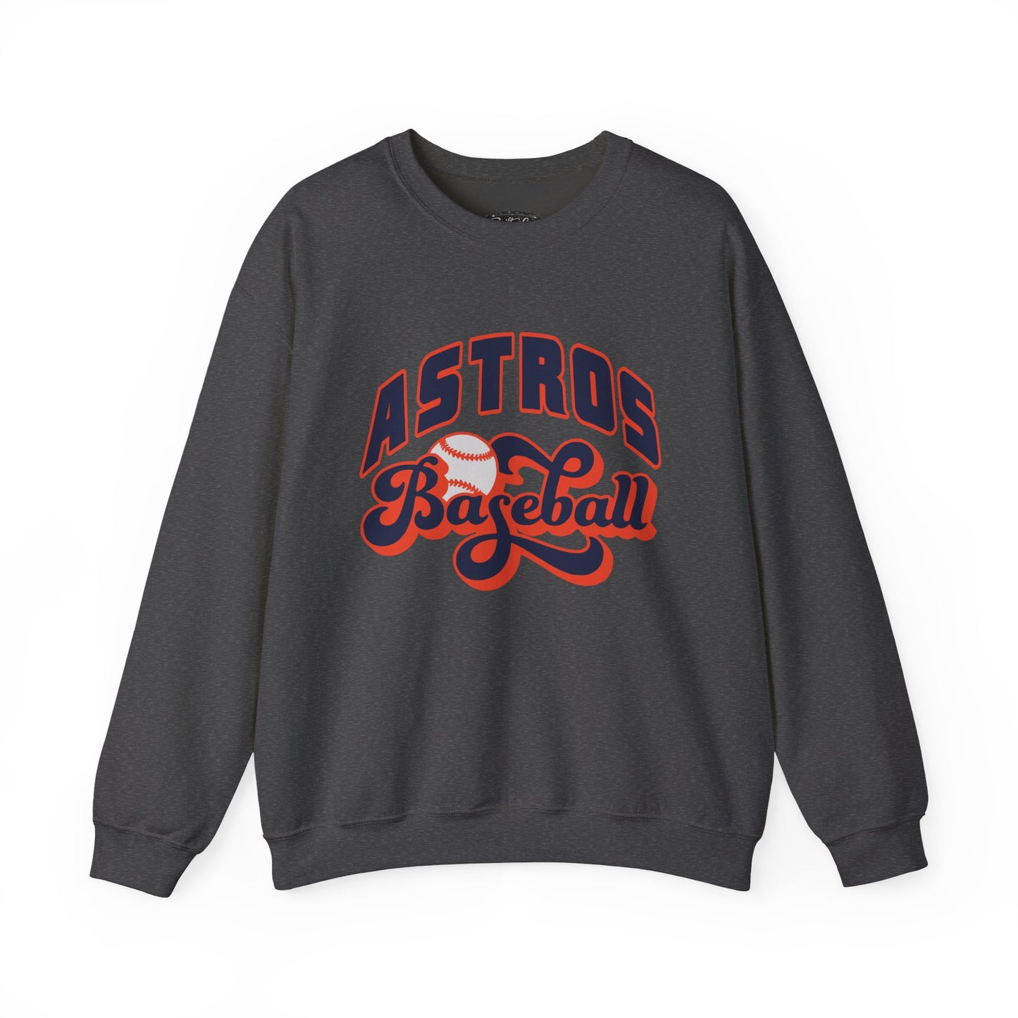 Astros Baseball Crewneck Sweatshirt | Team Logo Sports Apparel